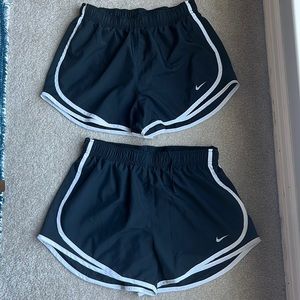 2 pair size Medium Nike running shorts